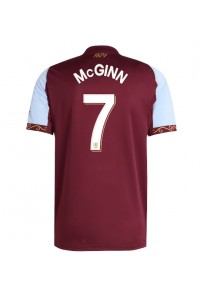 Aston Villa John McGinn #7 Jalkapallovaatteet Kotipaita 2025-26 Lyhythihainen
